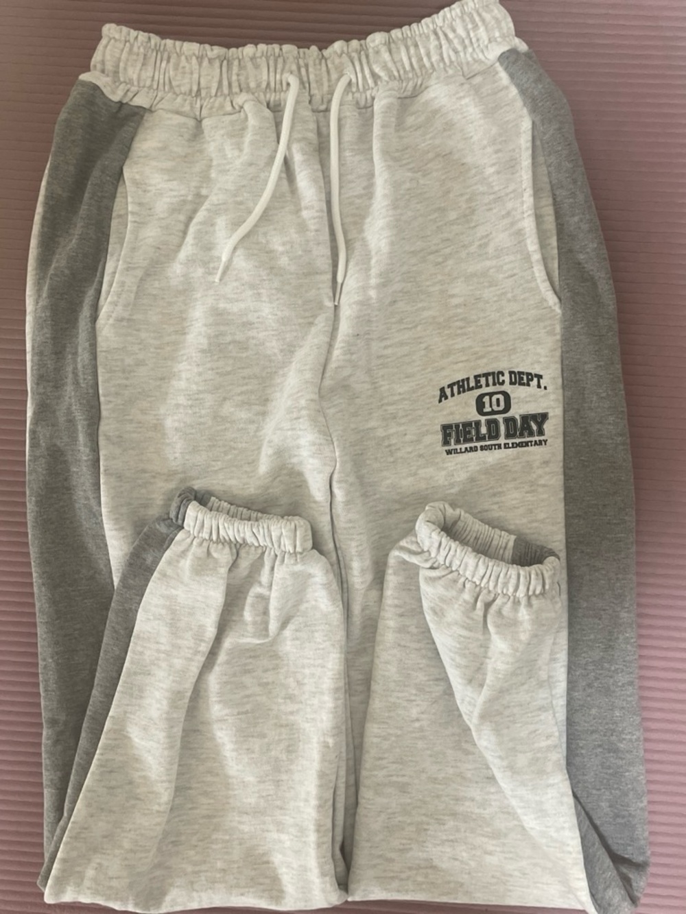 Gray Two-Tone Athletic Sweatpants - Field Day Design